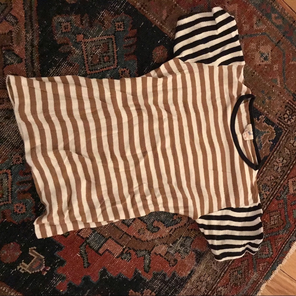 Striped Edith Miller T-shirt, Medium